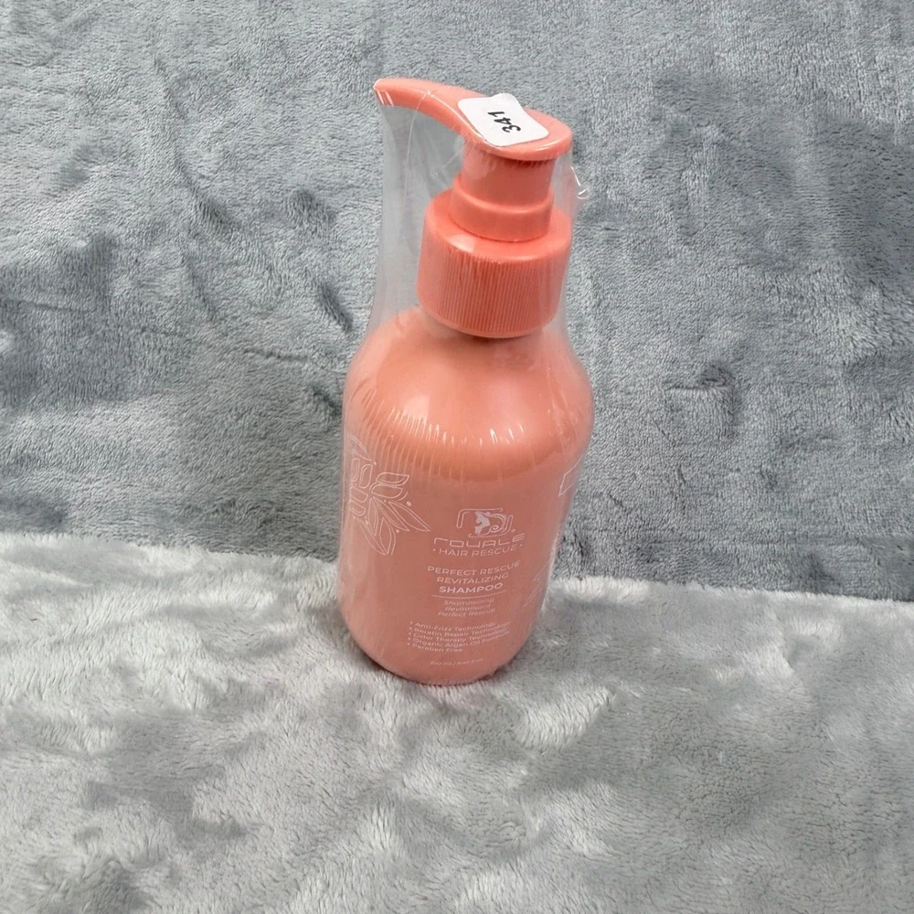 Royale Hair Rescue Perfect Rescue Revitalizing Shampoo 8.45oz Argan Oil Keratin